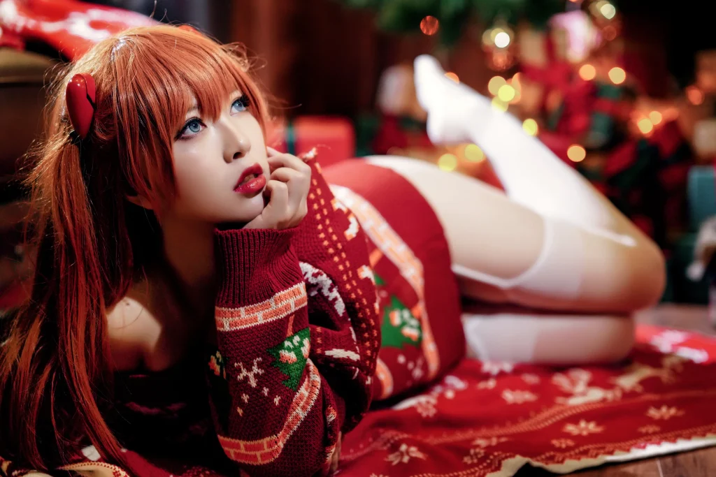 【写真】半半子 – 式波 ー ASUKA Christmas 41P-153MB-Cos盒子
